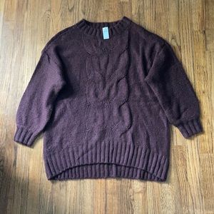 New American Eagle Cable Knit Wowens Sweater